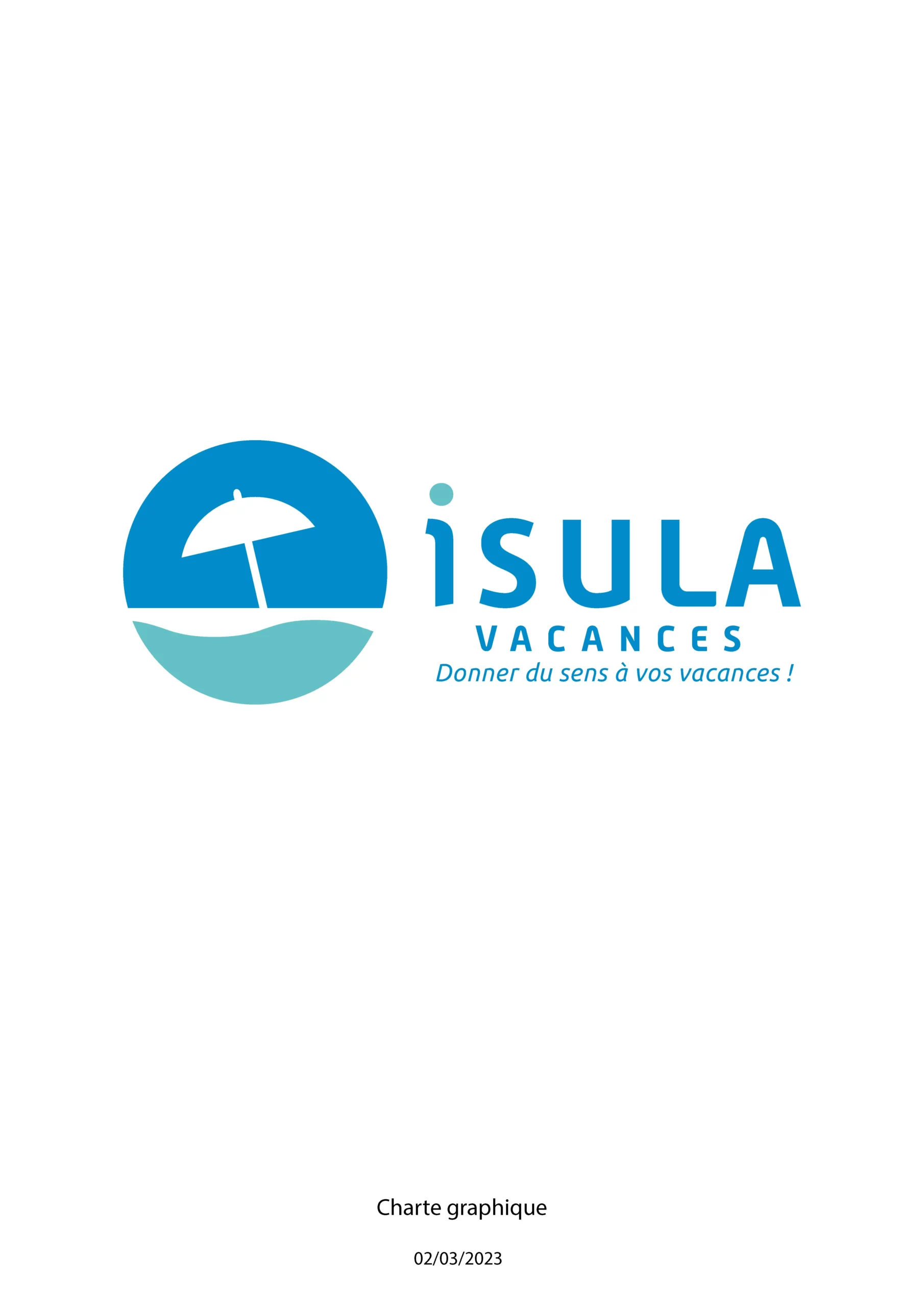 Charte graphique simplifiée du logo Isula Vacances
